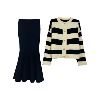 PUREIDOL Two Piece Skirt Sets Women's