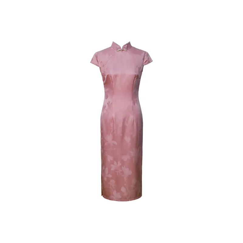 Clothes Cut By Time Cheongsam Women's Pink-0
