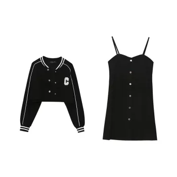 ABCMININ Skirt Set Women's Black