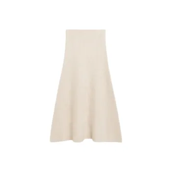 BY MALENE BIRGER COPENHAGEN MBC Casual Long Skirt Women's Oyster Gray
