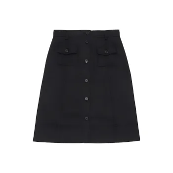INES DE LA FRESSANGE Casual Long Skirt Women's Black