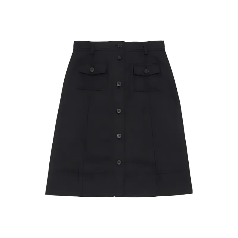 INES DE LA FRESSANGE Casual Long Skirt Women's Black-0