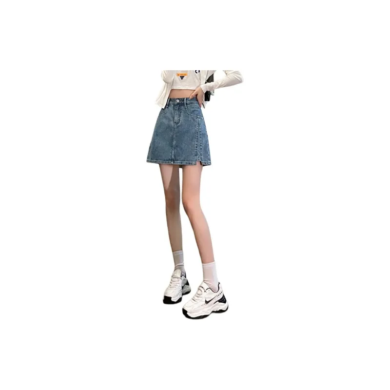 Cotton Gene Denim Short Skirts Women's-6