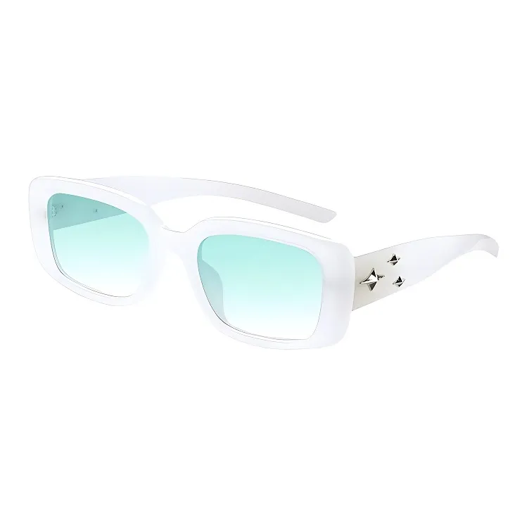 Wood Premium TR/Memory Plastic Square Sunglasses Women's-5