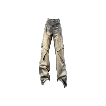 WOHOO Jeans Unisex Yellow Mud