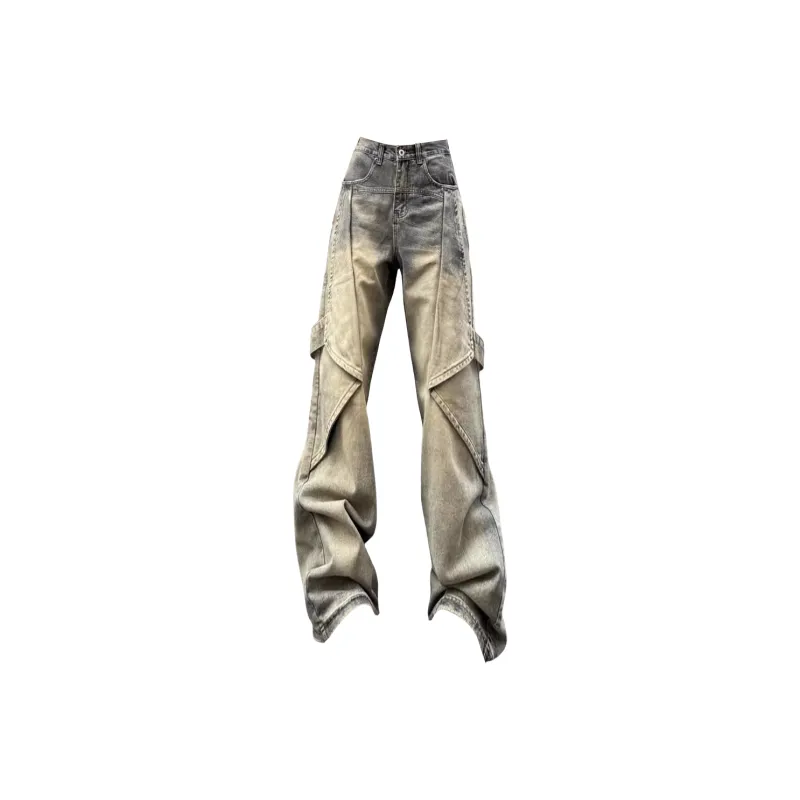 WOHOO Jeans Unisex Yellow Mud-0