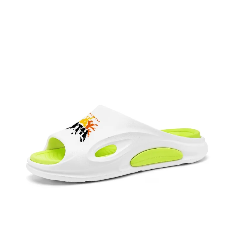 Colorful Creations EVA Cut Out Slip Resistant Abrasion Resistant Odor Resistant Quiet Slide Slippers Unisex-14