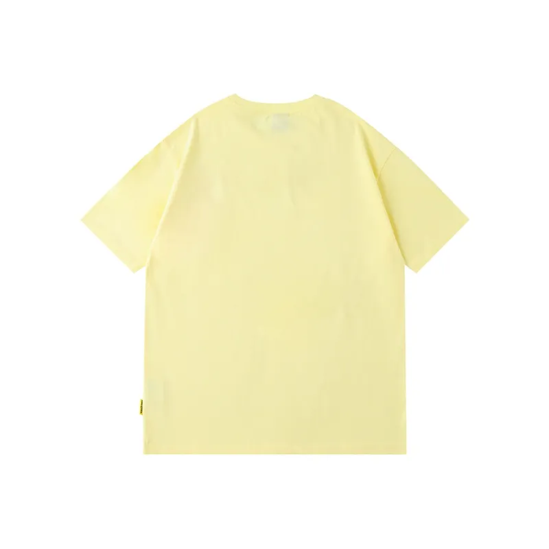 LAMLICKA T Shirts Unisex Light Yellow-1