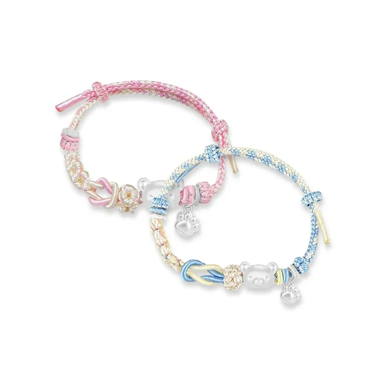 SINO GEM 999 Fine Silver Bracelets Unisex-12