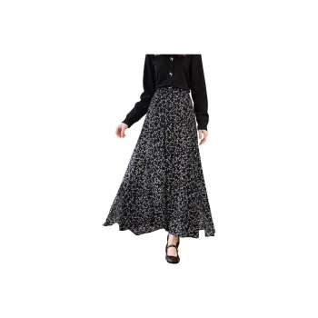 TOUCH Casual Long Skirt Women's Black