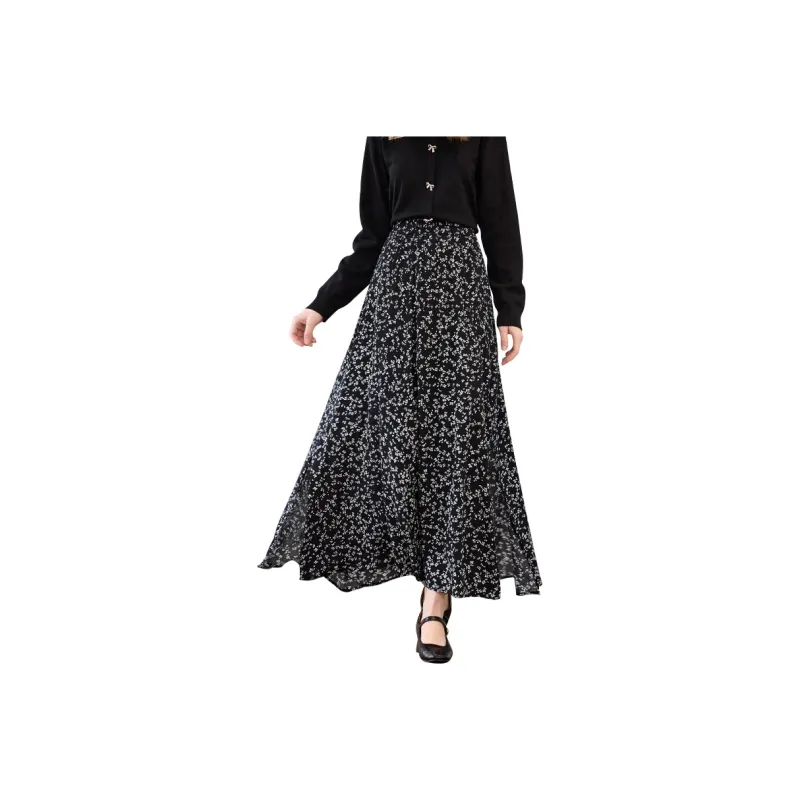TOUCH Casual Long Skirt Women's Black-0