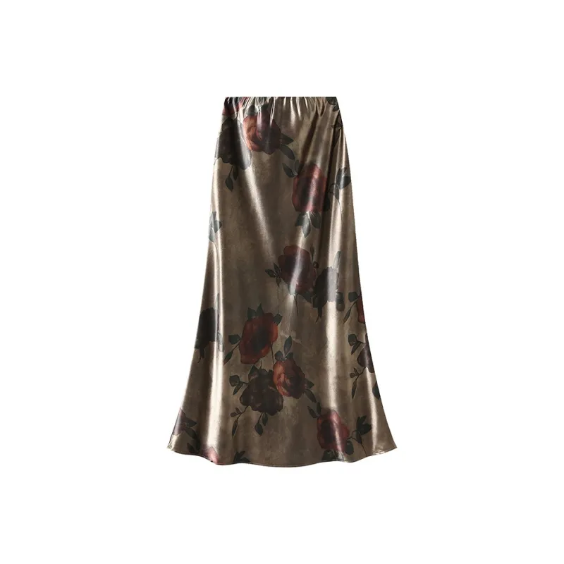 Benhou Casual Long Skirts Women's Image Color-0