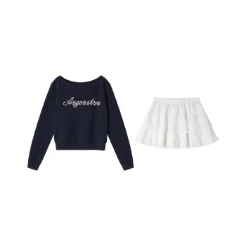 LEMON FAIRY Two Piece Skirt Sets Women's