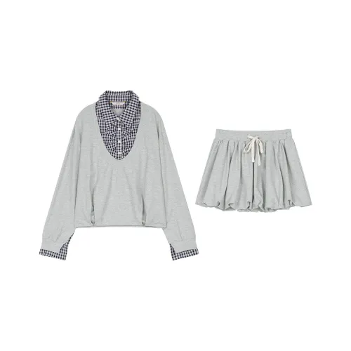 ELF SACK Two Piece Skirt Sets Women's