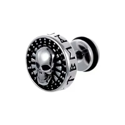 BLESSED BULLET Alloy Stud Earrings Men's-0