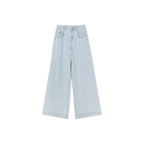 XIANGYING Jeans Women's Denim Blue