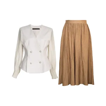 ROEYSHOUSE Two Piece Skirt Sets Women's