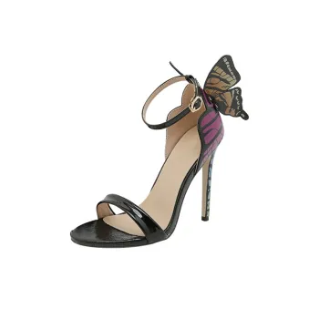 MABEL&CO One Strap Sandals 11.5cm Women's Black