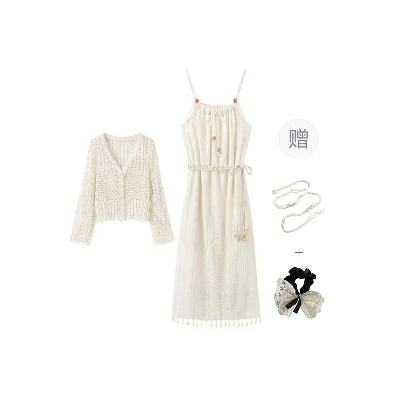 PAVEA Two Piece Skirt Sets Women's-0