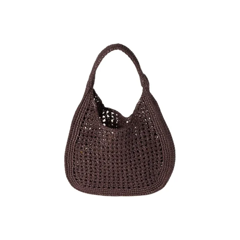 MIU MIU Viscose Handbag Women's Cocoa Brown-2