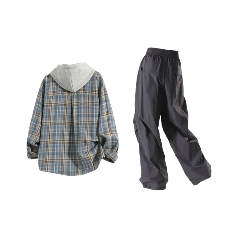 LIVINGTOWN Shirt Matching Set Unisex-3