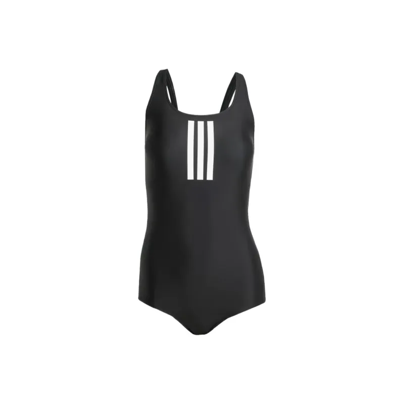 Adidas 3 Stripes One piece Swimsuit Women's Black-0