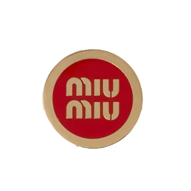 MIU MIU Logo lettering Stud Earrings-3