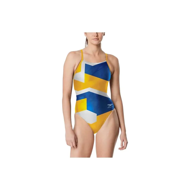 Speedo Glimmer Flyback One piece Swimsuit Women's-0
