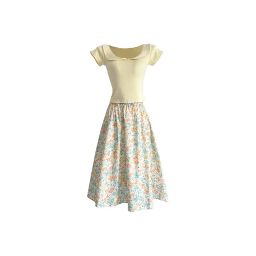 PLANE DRIFT Two Piece Skirt Sets Women's