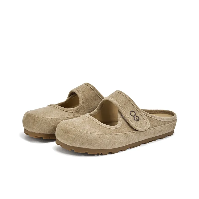 LINGPAO Rubber Sole Stitching Slip Resistant Closed Toe Slippers Women's-10