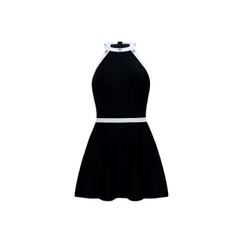 BALNEAIRE Little Black Dress One piece Swimsuit Women's Phantom Black