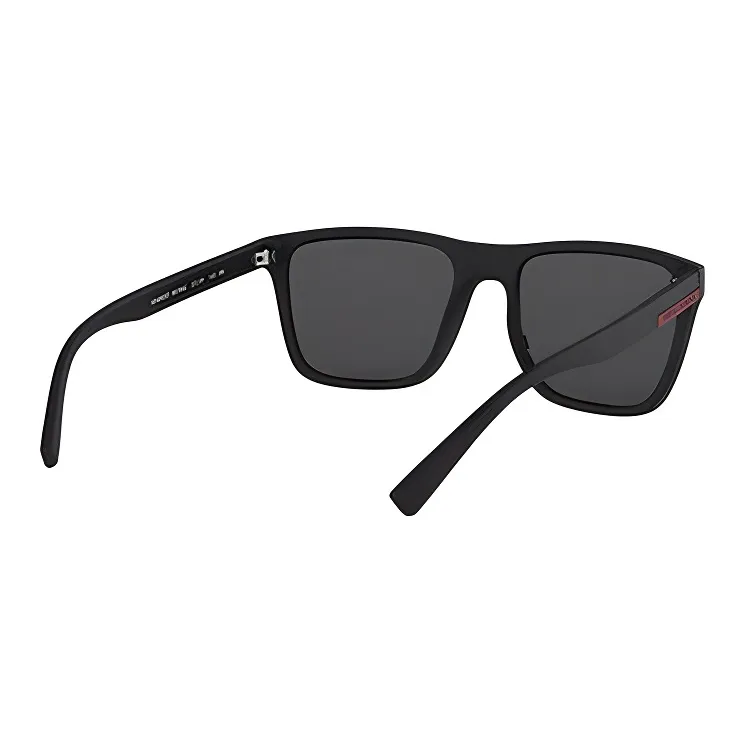 ARMANI EXCHANGE Square Frame Sunglasses Dark Grey & Black-1