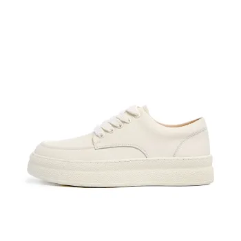 JOSINY Low Top Skateboard Shoes Men's Beige