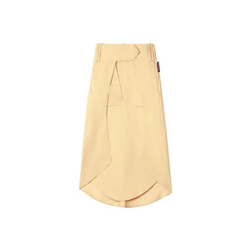 OFF WHITE Savana Asymmetric Midi Skirt