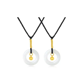 Master Kim White Jade Bodhi Necklaces Unisex