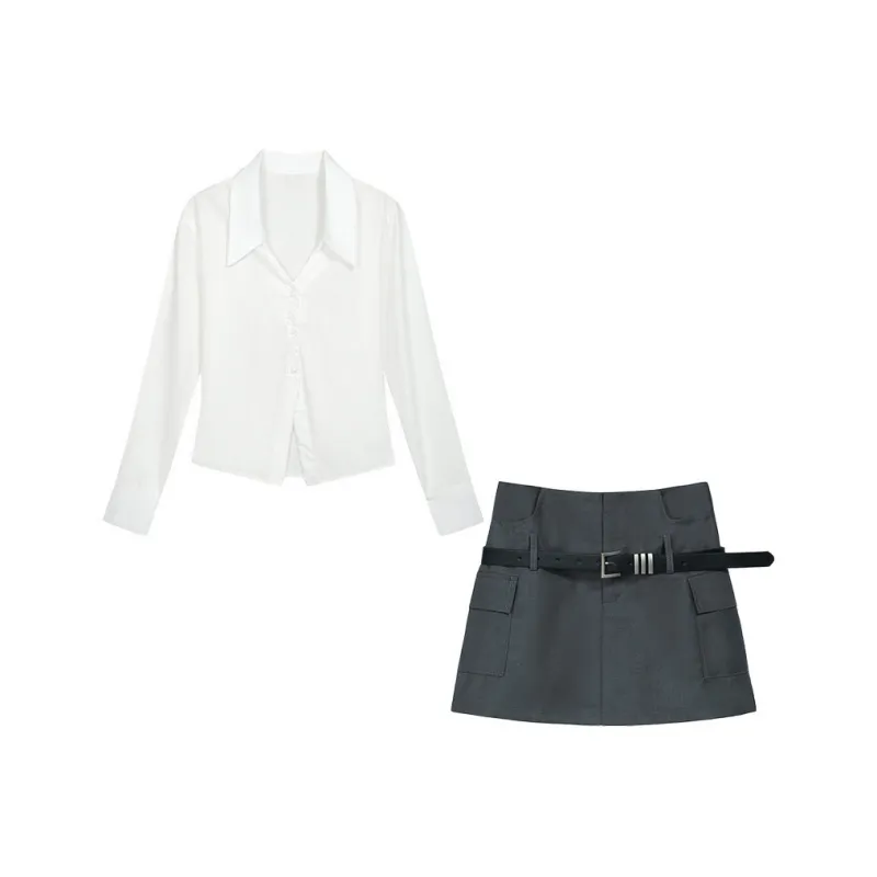 PLANE DRIFT Two Piece Skirt Sets Women's-0