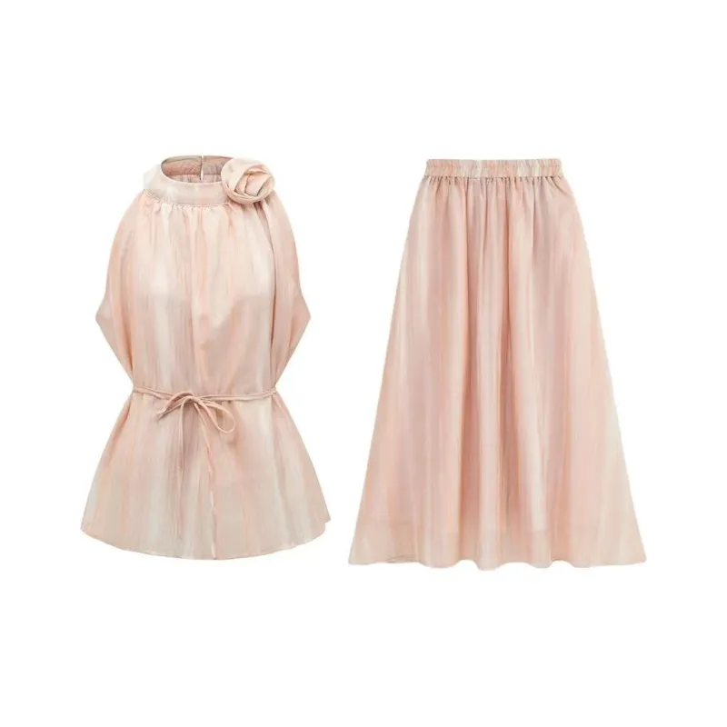 MTHE Two Piece Skirt Sets Women's-6