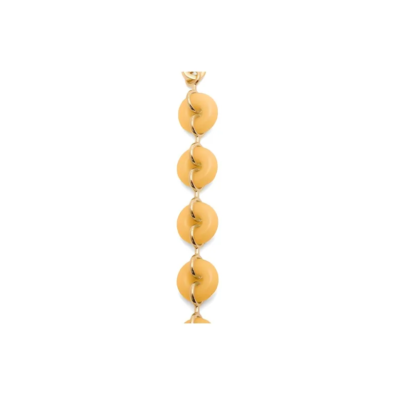 LOEWE Resin Chain Bag Shoulder Strap Women's Candy Yellow-1