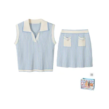 BRASS SCOUT Two Piece Skirt Sets Women's