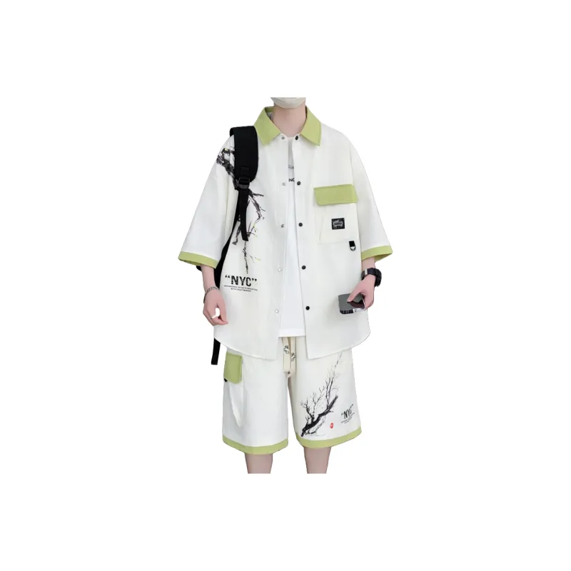 Fakeyoung Shirt Matching Set Unisex-9