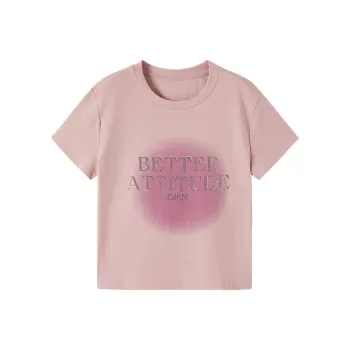 XIANGYING Regular T Shirt Women's Pink