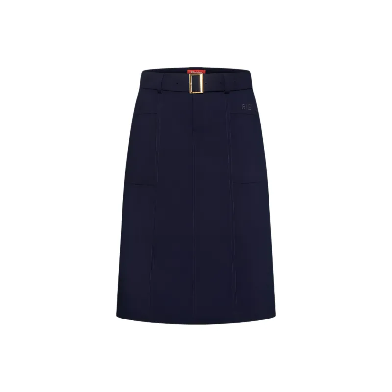 Biyin Leufen Casual Long Skirt Women's-0