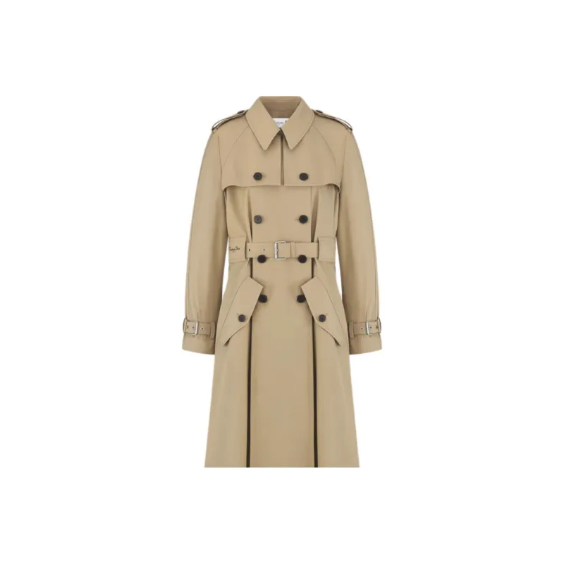 DIOR Dioriviera Trench Coat Women's Beige-1
