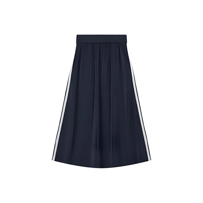 KSWISS Casual Long Skirt Women's Dark Indigo Blue-0