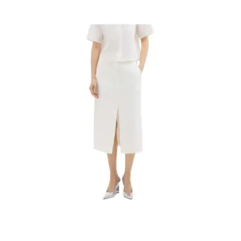 THEORY Casual Long Skirts Women's White