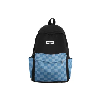 AIBAG Nylon Backpack Unisex Black/Pink/Purple/Dark Blue/Navy Blue
