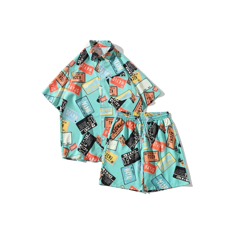 Fakeyoung Shirt Matching Set Unisex-2