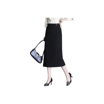 La Chapelle Casual Long Skirt Women's Black