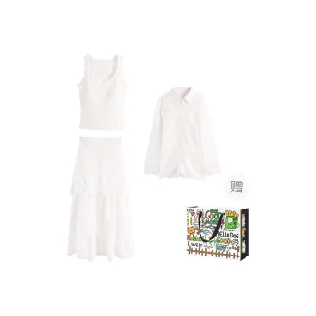 ZVJH Two Piece Skirt Sets Women's