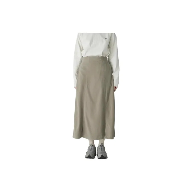 Snow Peak FW24 Micro Fleece Casual Long Skirt Women's-2